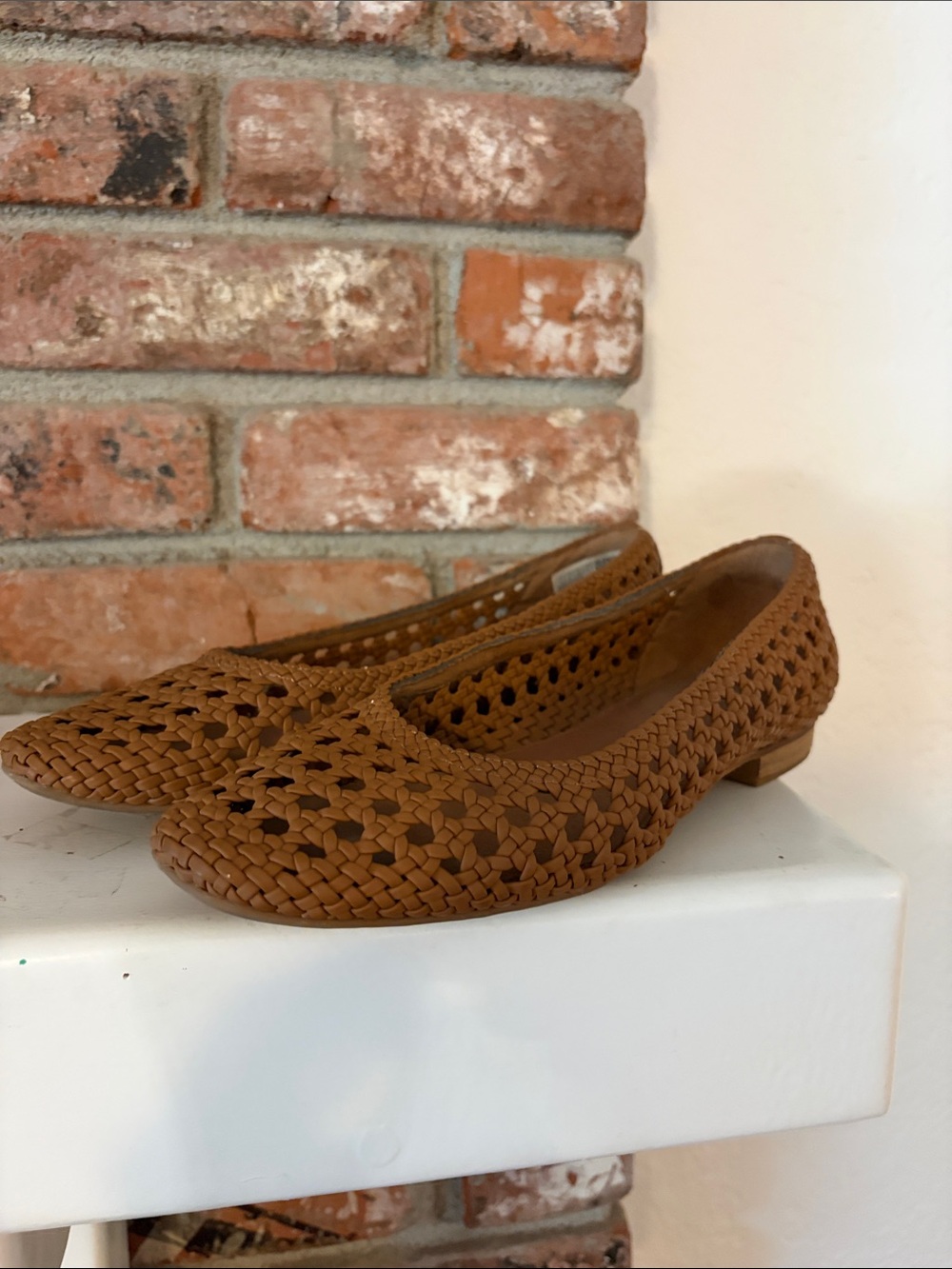 TOMS Briella Brown Woven Flats - Picture 6 of 12